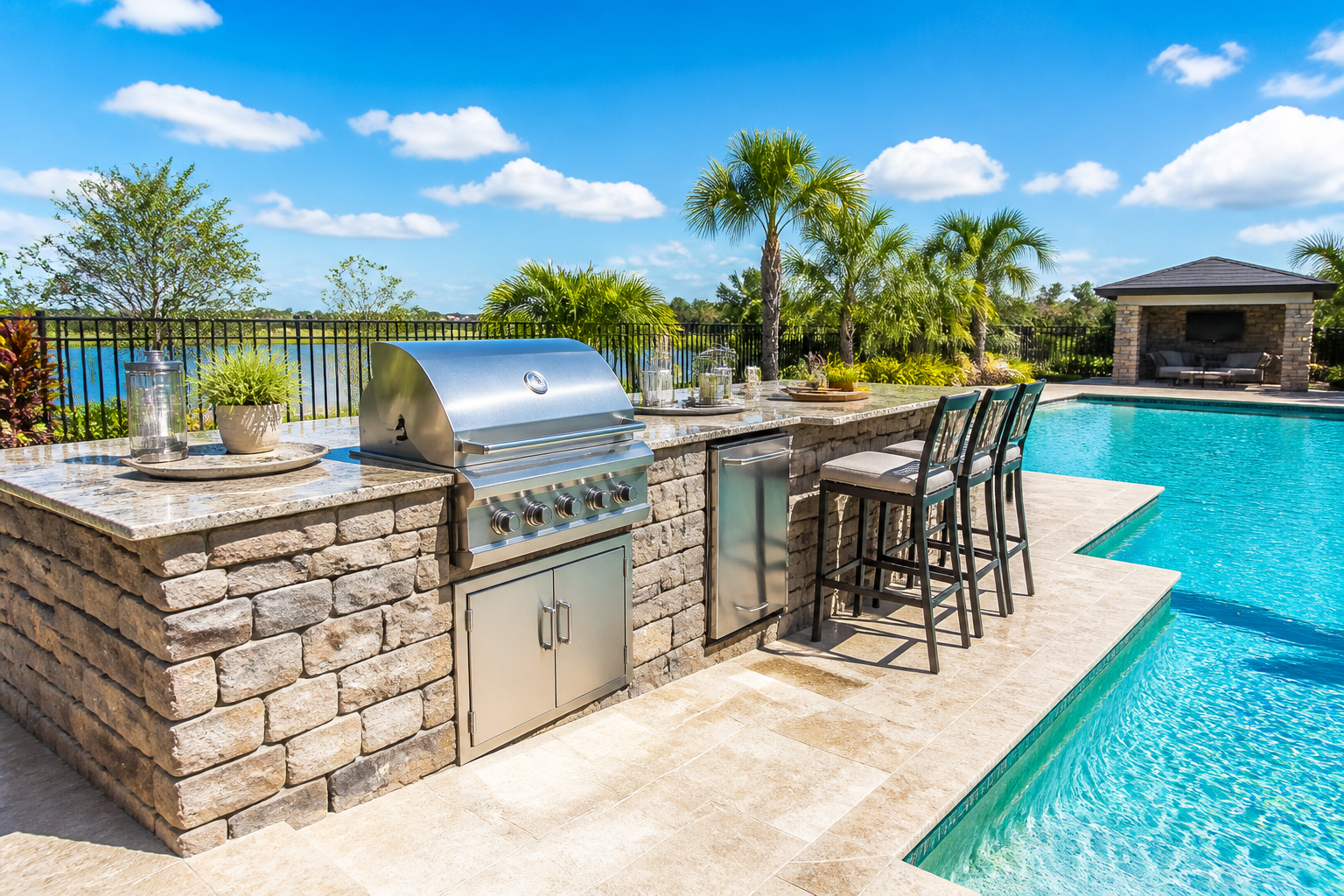 Outdoor Kitchens & BBQ Islands